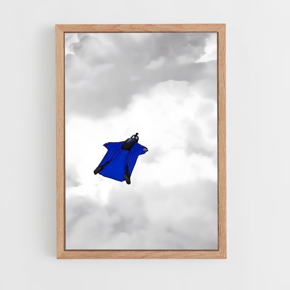 Poster Voleur des Cieux – affiche Vol en wingsuit (vue 4)